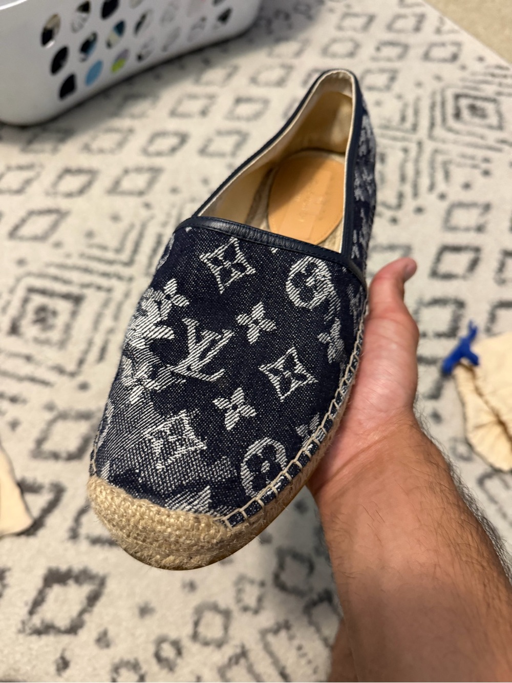 Lv logo  espadrille shoes